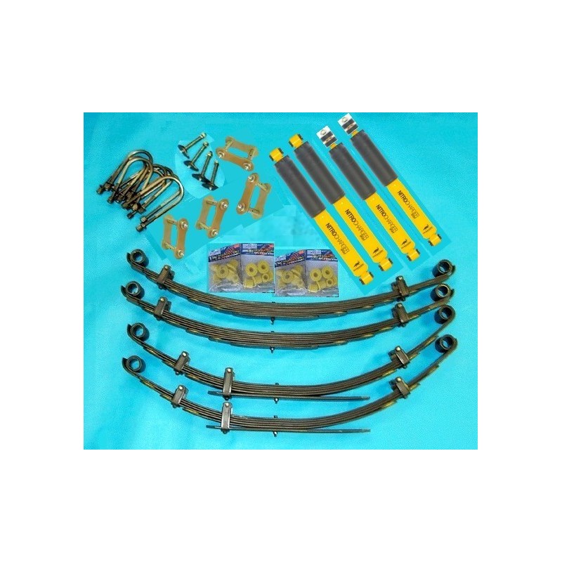 Kit suspension PLUS rehausse +50/60 mm HEAVY DUTY BJ/HZJ 70-71-73-74