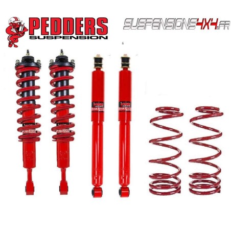 Kit suspension rehausse PEDDERS KDJ120/125