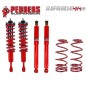 Kit suspension premonté PEDDERS FOAM CELL +40mm H.D. KDJ120/125