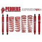 Kit suspension PEDDERS gaz +50 mm LJ70 LJ73 Ph1