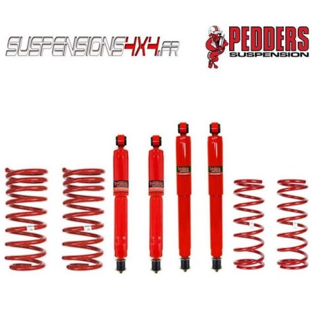 Kit suspension rehausse PEDDERS +75 mm  TOY LJ70-73 ph2 et KZJ70-73