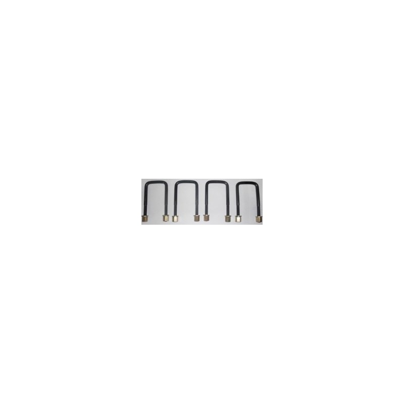 jeu de 4 brides de pont PEDDERS Hilux Lg 225mm
