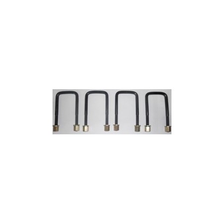 jeu de 4 brides de pont PEDDERS Hilux Lg 225mm