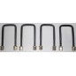 jeu de 4 brides de pont PEDDERS Hilux Lg 225mm