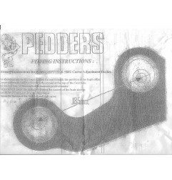 silentblocs excentrés caoutchouc PEDDERS tirants AV cote pont LJ ph2 KZJ 70/73