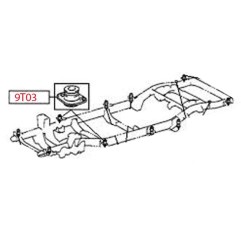 Jeu de silentblocs centre de la caisse  série 9