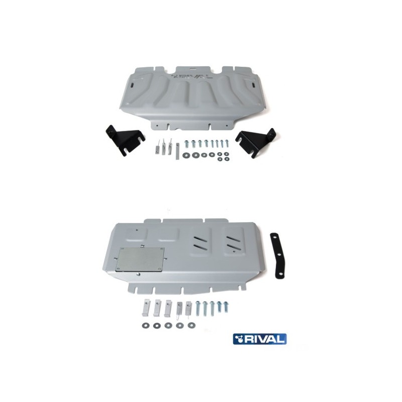 protection radiateur et moteur RIVAL alu 6 mm NISSAN D23