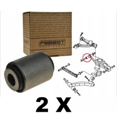jeu de 2 silentblocs bras inf AR Pajero III / IV